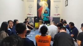 Warga binaan Rutan Salatiga antusias mengikuti program Sabtu Ceria.