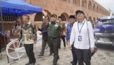 Kasdam IV/Diponegoro saat meresmikan revitalisasi Benteng Fort Willem I.