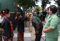 Kunjungan kerja Danrem 073/Makutarama  ke Markas Kodim 0714/Salatiga.