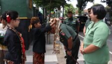 Kunjungan kerja Danrem 073/Makutarama ke Markas Kodim 0714/Salatiga.