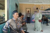 Korban saat meminta pertolongan di Pos Polisi Kecandran.