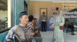 Korban saat meminta pertolongan di Pos Polisi Kecandran.