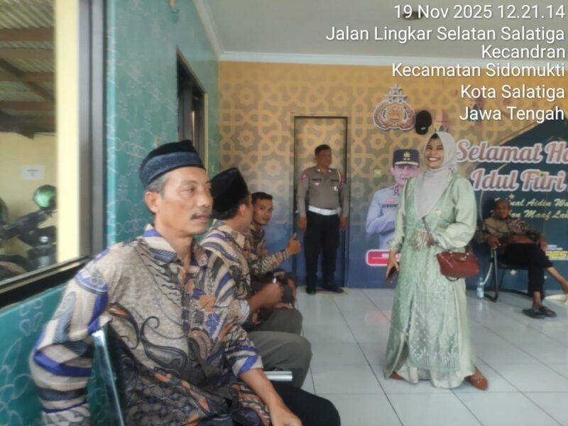 Korban saat meminta pertolongan di Pos Polisi Kecandran.