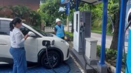 Empat SPKLU yang tersebar di ruas tol Semarang - Solo siap digunakan untuk masyarakat.