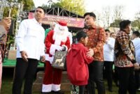 Wapres Gibran menghadiri Misa Natal 2025 di Lapangan Pancasila Salatiga.