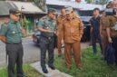 Peninjauan langsung Danrem, Dandim dan Wali Kota Salatiga ke lokasi pembangunan gedung Koperasi Merah Putih di Kelurahan Tegalrejo.