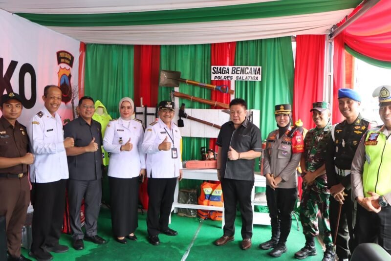 Forkopimda Kota Salatiga meninjau langsung kesiapan sejumlah Pospam dan Posyan.