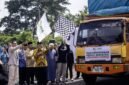 Pemberangkatan Truk Kemanusiaan Peduli Sumatera Jilid 2 dari Masjid Ukhuwah Islamiyah Ungaran.