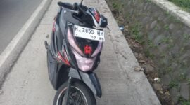 Kendaraan yang dipakai korban kecelakaan di Bergas, diamankan Unit Gakkum Satlantas Polres Semarang.