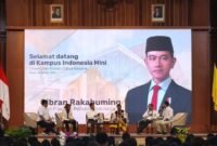 Talkshow di UKSW Salatiga yang dihadiri oleh Wakil Presiden Republik Indonesia, Gibran Rakabuming Raka.