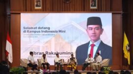 Talkshow di UKSW Salatiga yang dihadiri oleh Wakil Presiden Republik Indonesia, Gibran Rakabuming Raka.