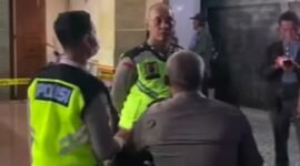 Anggota Polsek Karanggede saat melakukan Olah TKP Sementara.