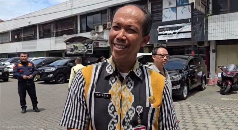 Penjabat Sekda Kota Salatiga, Muthoin ketika diwawancarai mengenai insentif guru non-ASN.