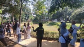 Pengunjung destinasi Wisata Edukasi Salatiga Eco Park, pariwisata baru di Kota Salatiga.