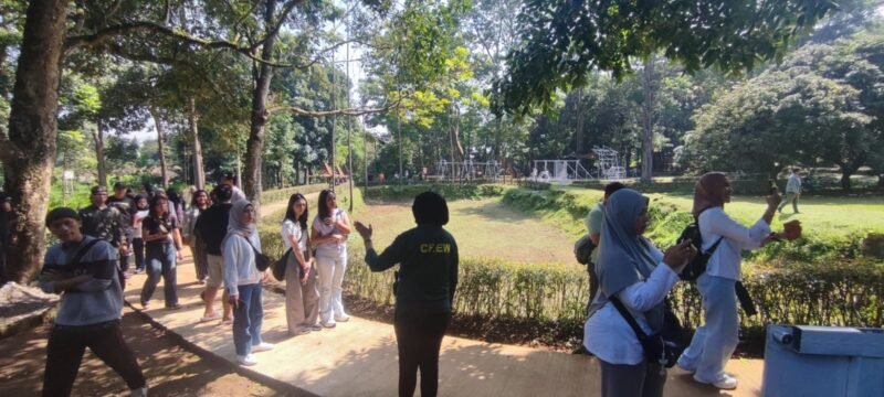 Pengunjung destinasi Wisata Edukasi Salatiga Eco Park, pariwisata baru di Kota Salatiga.