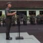 Letkol Kav Fajar Hapsari Nugroho pimpin upacara dan Jam Komandan di Makodim Salatiga.
