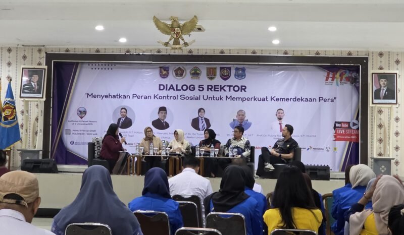Dialog 5 Rektor dalam rangkaian peringatan HPN Jawa Tengah 2026.