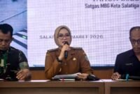 Wawali selaku Keta Satgas saat Rakor dan Evaluasi Pelaksanaan Program MBG Kota Salatiga Tahun 2026.
