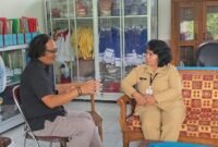 Klarifikasi dan penjelasan Kepala SD Negeri Dukuh 05, Jumarti saat ditemui wartawan.