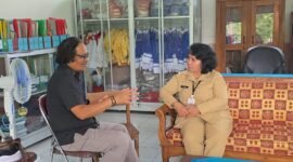 Klarifikasi dan penjelasan Kepala SD Negeri Dukuh 05, Jumarti saat ditemui wartawan.