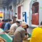 Warga Binaan Pemasyarakatan (WBP) Rutan Salatiga khusyuk mengikuti kegiatan tarawih dan tadarus.